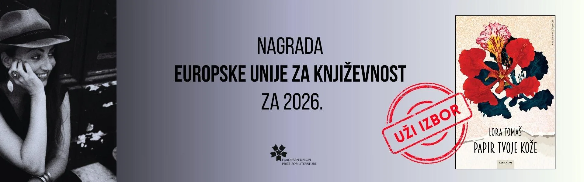 Nagradu Europske unije za književnost za 2026 1920 x 600 piks