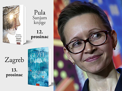 Guzel Jahina, autorica romana Zulejha otvara oči i Volgina djeca dolazi u Pulu i Zagreb Guzel Jahina, autorica romana Zulejha otvara oči i Volgina djeca dolazi u Pulu i Zagreb