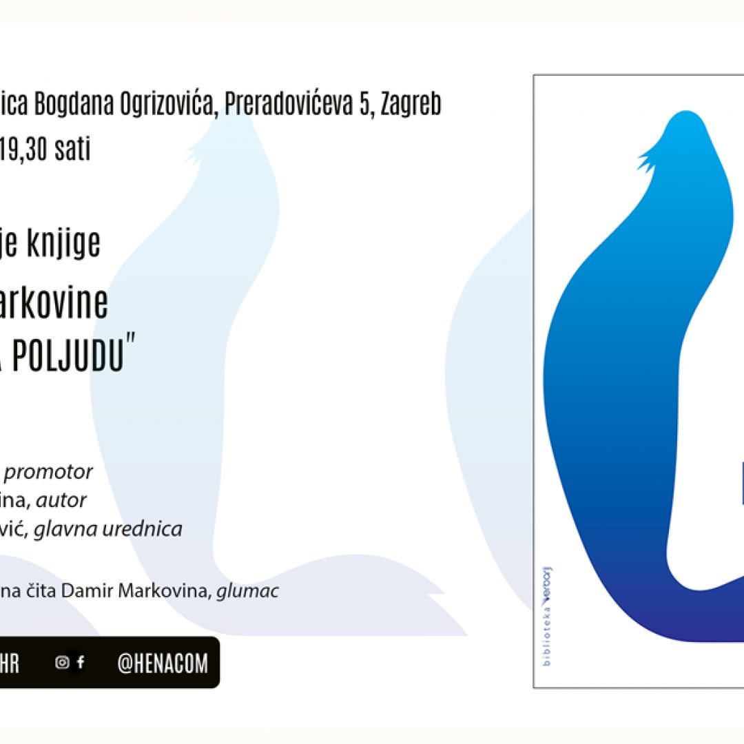 Predstavljanje knjige Dragana Markovine “Maršal na Poljudu” Predstavljanje knjige Dragana Markovine “Maršal na Poljudu”