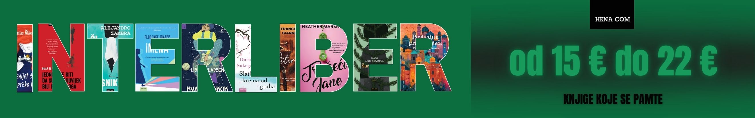 Interliber kod kuće – Neodoljive cijene od 15 € do 22 €