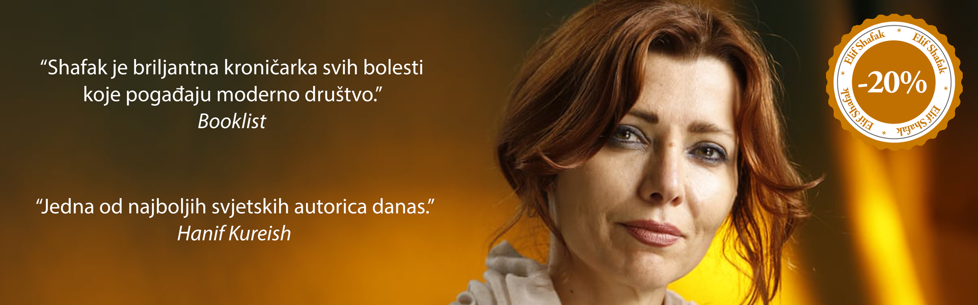 Popust do 20% na sve knjige Elif Shafak Popust do 20% na sve knjige Elif Shafak